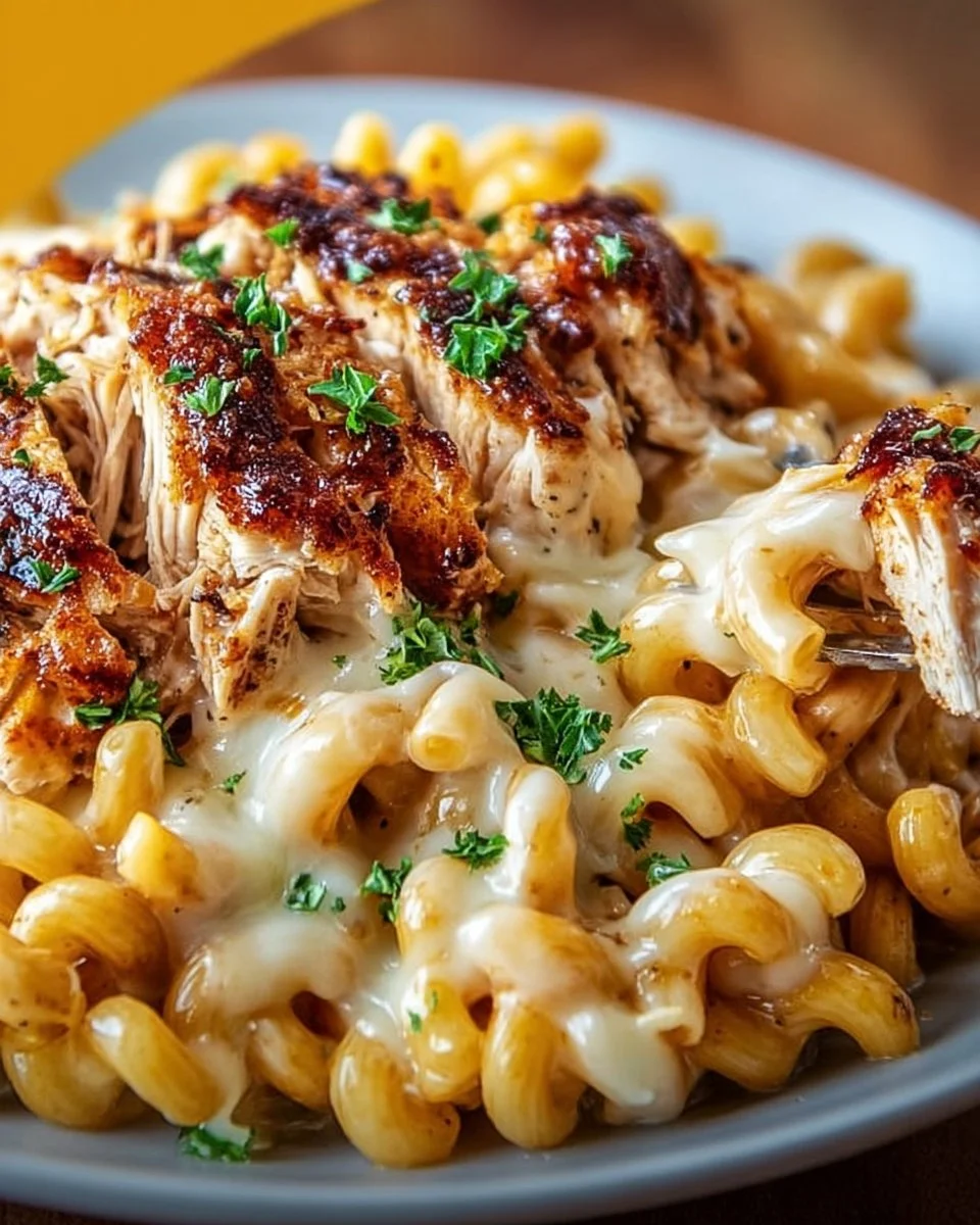 BBQ Chicken Mac and Cheese