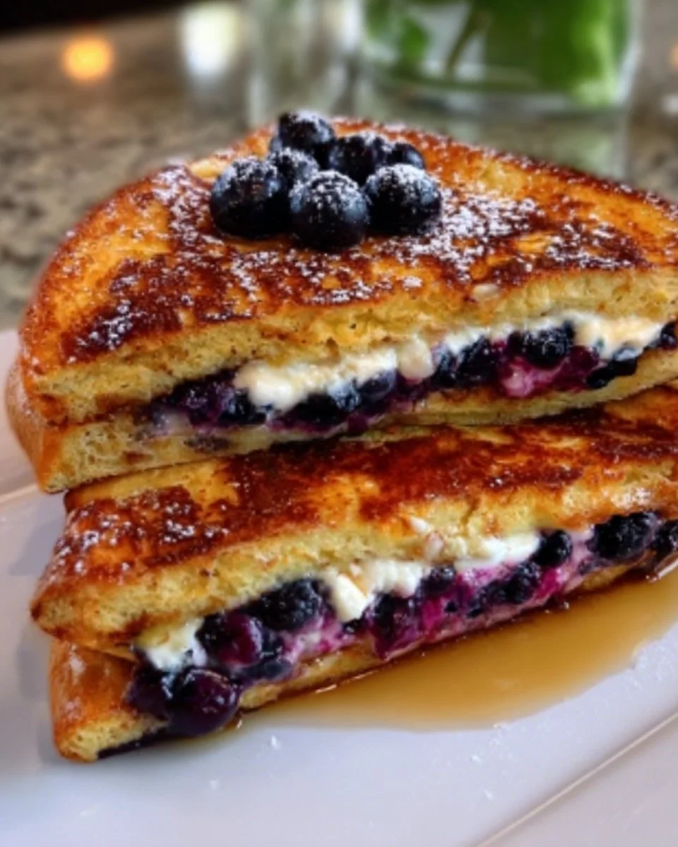 Blueberry Stuffed French Toast
