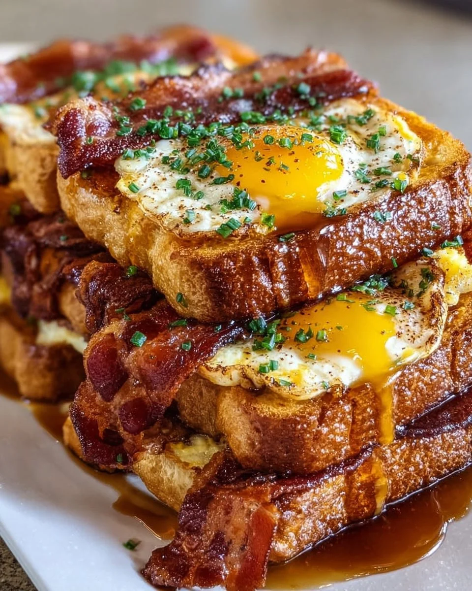 Bourbon Maple Bacon Stuffed Toast: A Decadent Delight!