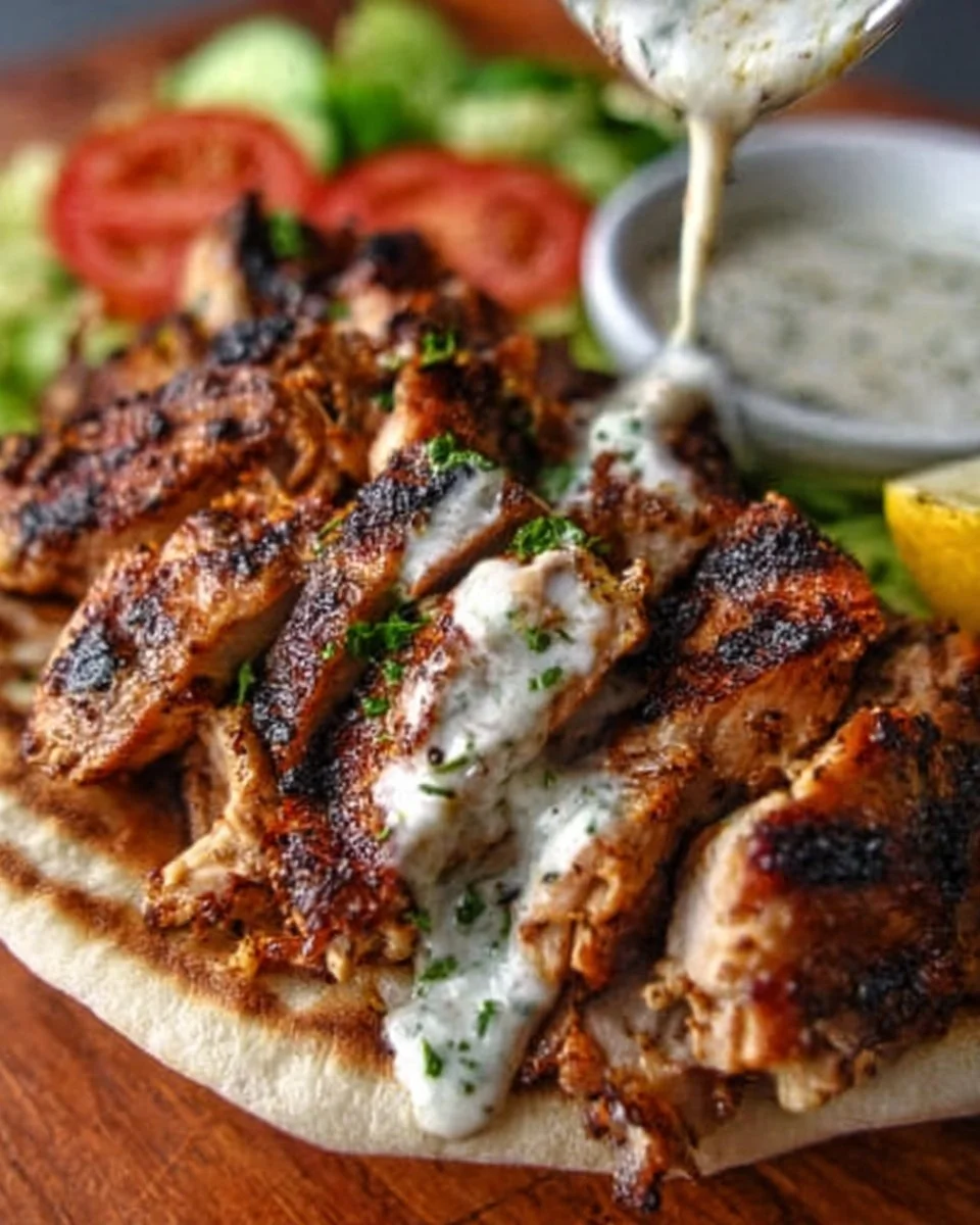 Chicken Shawarma with Garlic Sauce