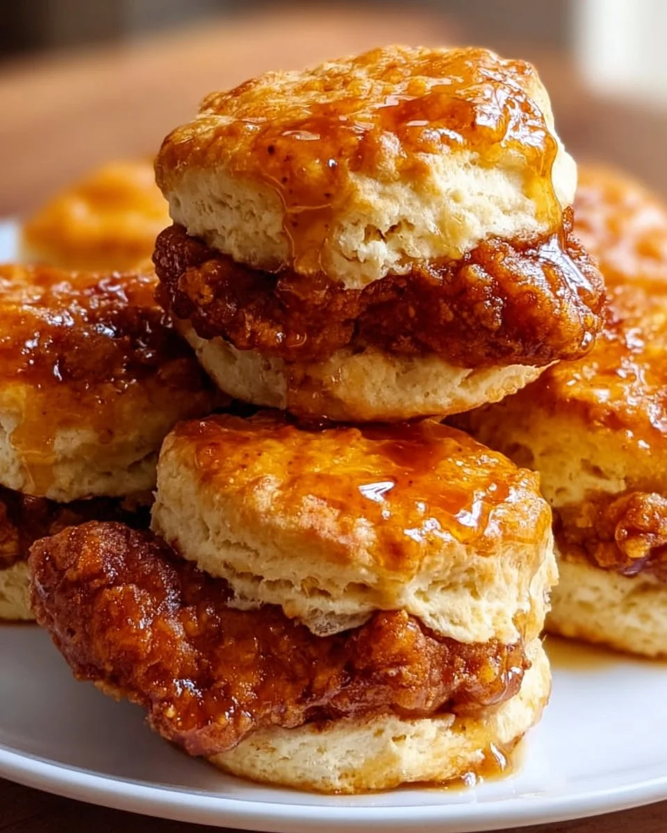 Hot Honey Chicken Biscuits