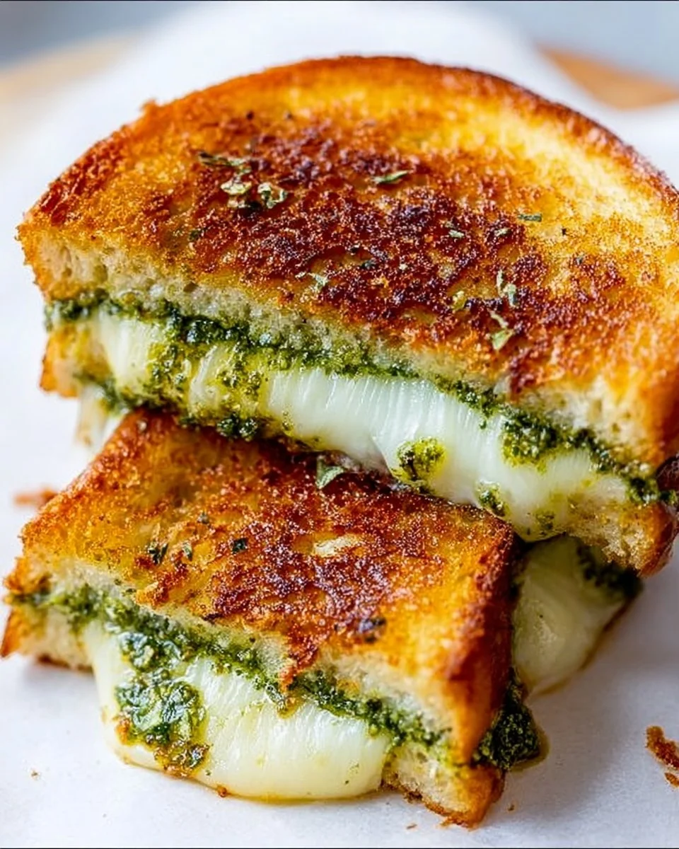 Pesto Grilled Cheese