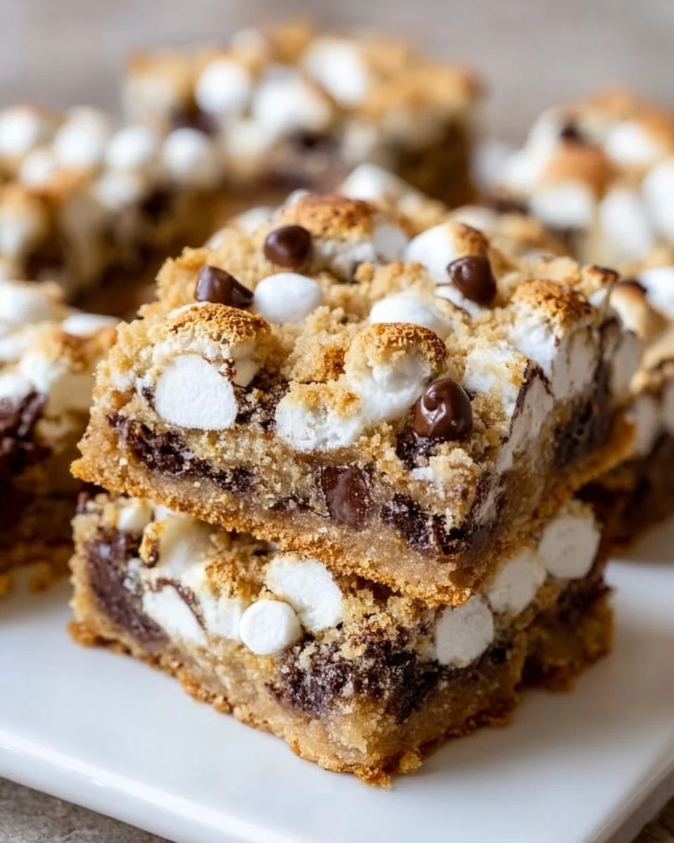 S’mores Cookie Bars