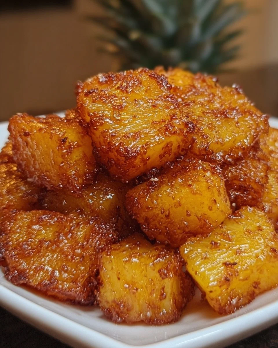 Air Fryer Pineapple Chunks