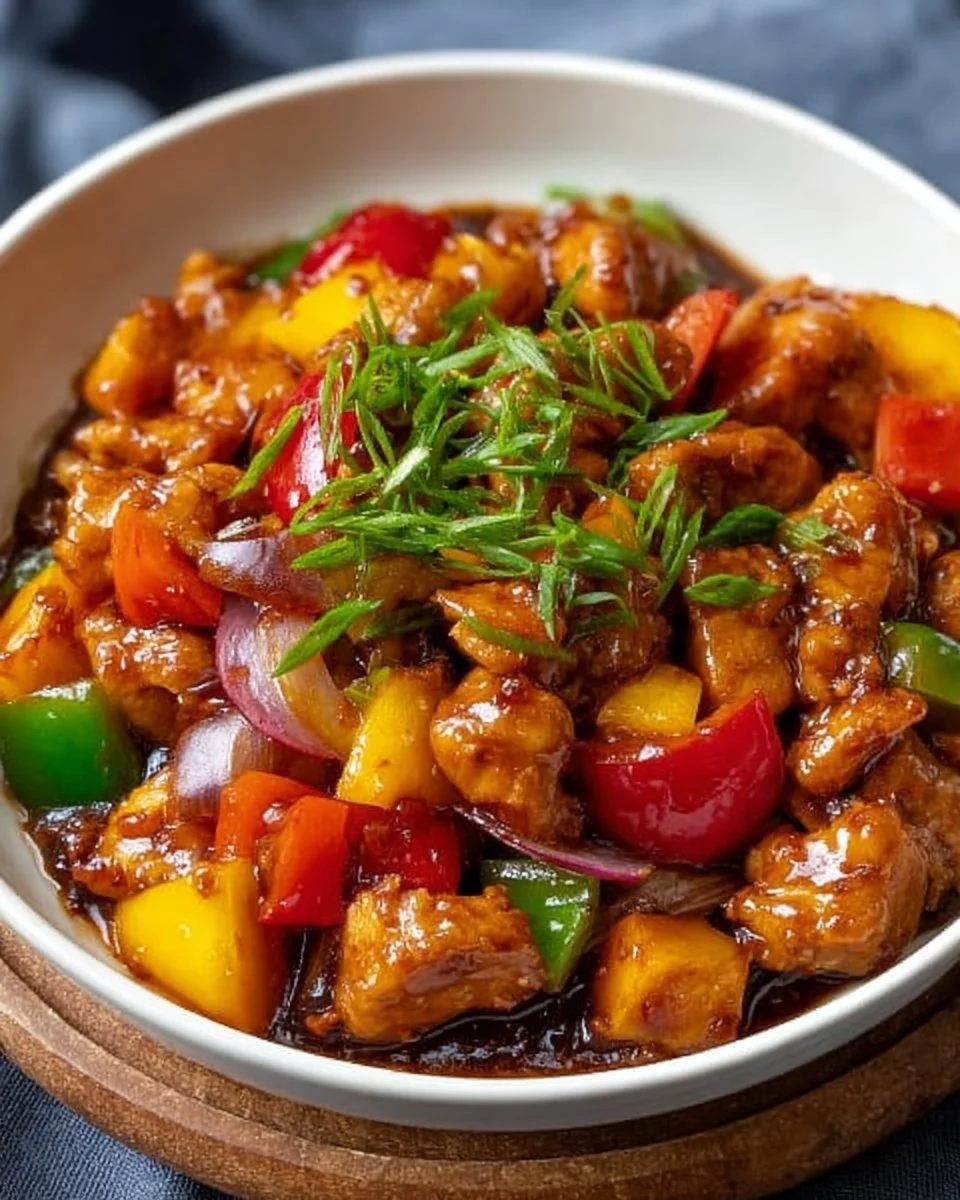 Chinese Style Mango Chicken Stir Fry Recipe