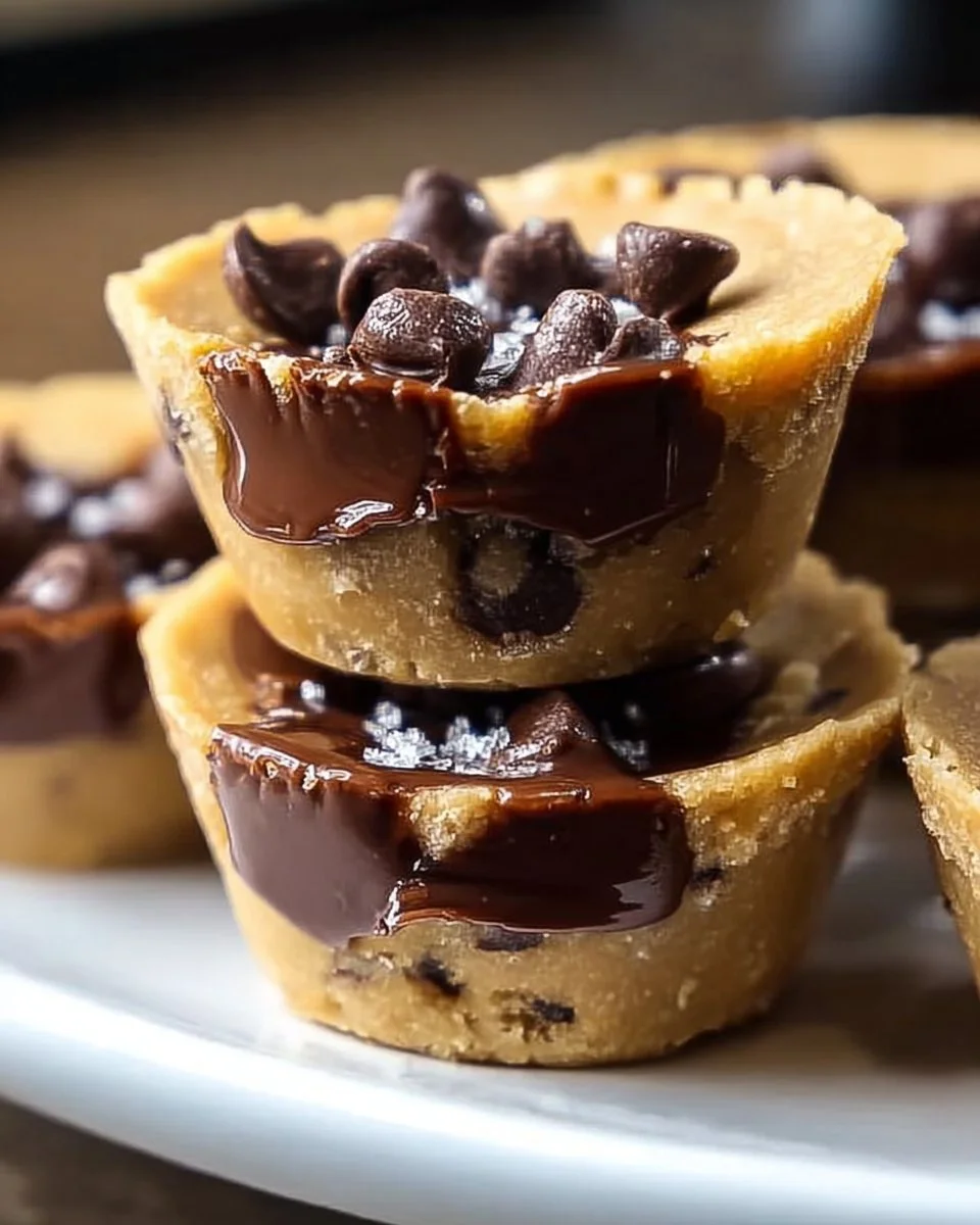 Chocolate Chip Cookie Dough Cups