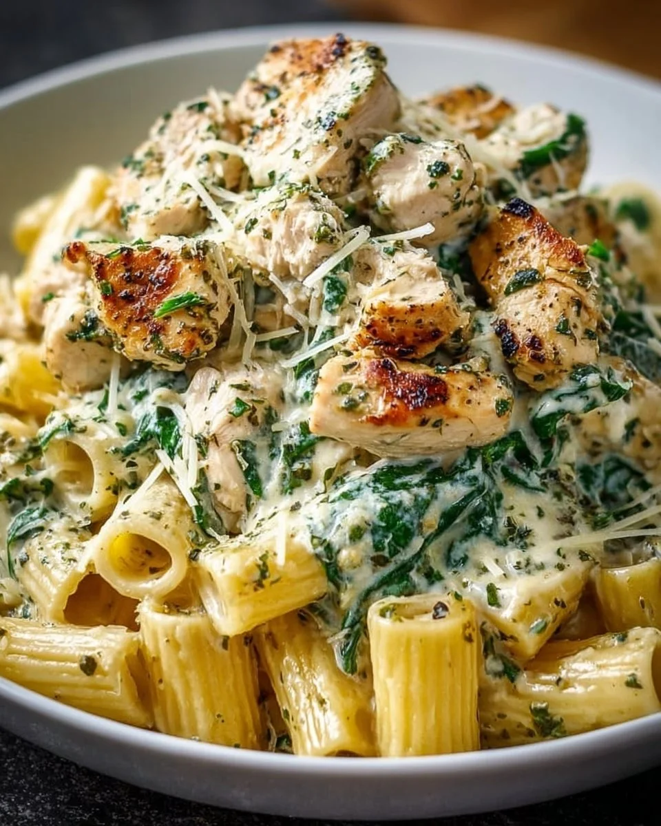 Creamy Pesto Chicken Pasta