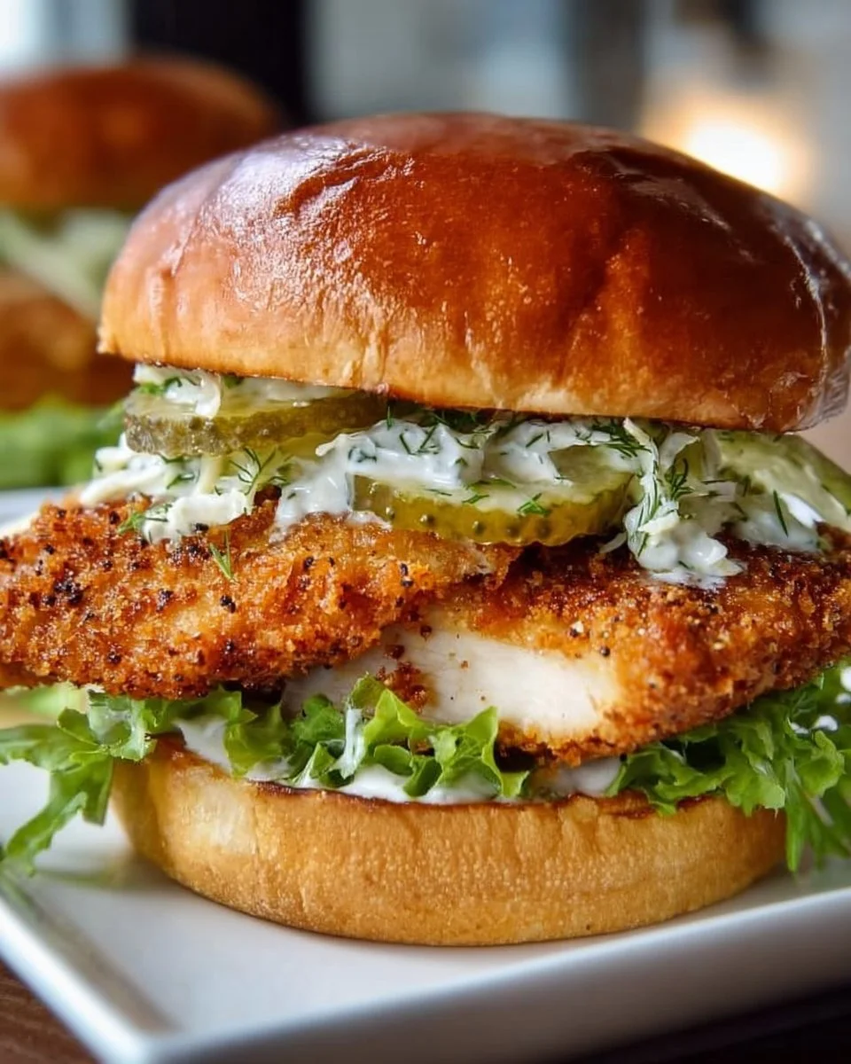 Dill Pickle Chicken Sandwich