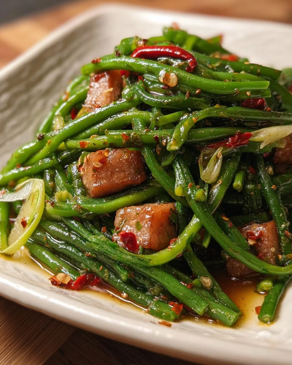 Garlic Scapes Sauteed
