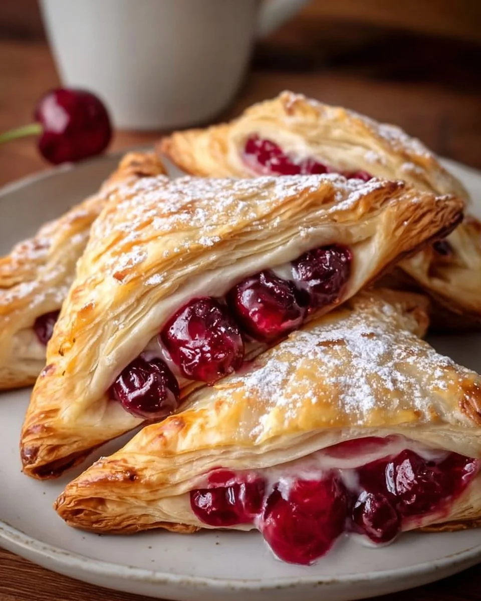 Homemade Cherry Turnovers