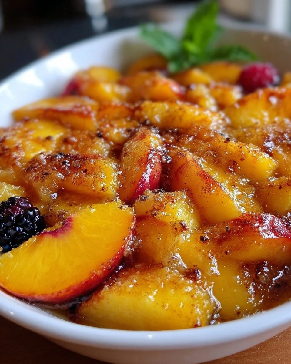 Ina Garten’s Peach Cobbler