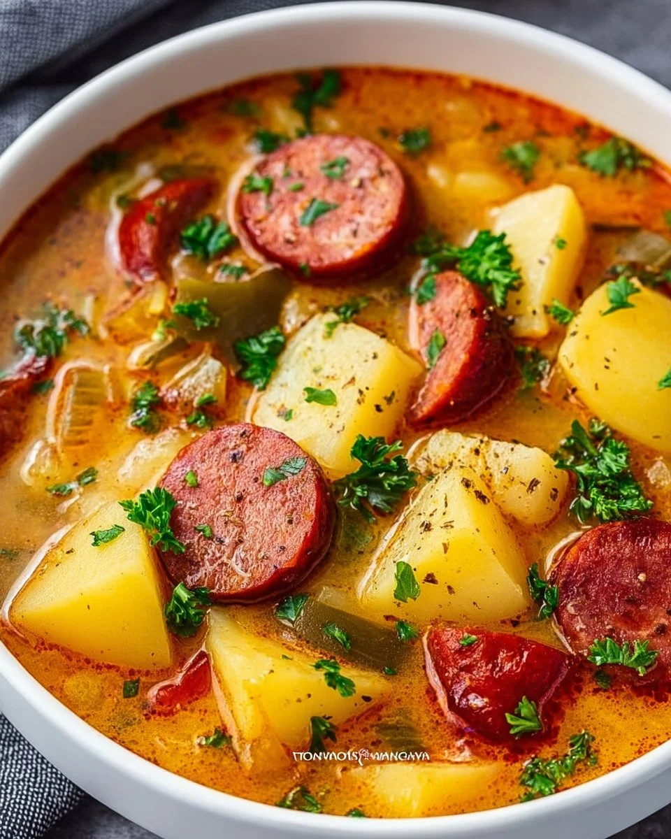 Kielbasa Sausage Potato Soup