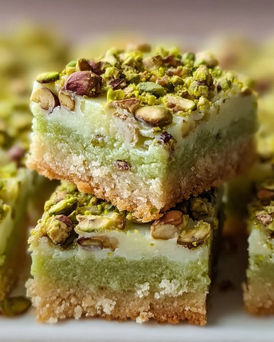 Pistachio Dream Cookie Bars: A Chewy Delight You’ll Love