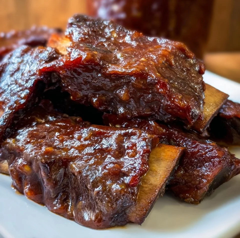 Tangy Rhubarb BBQ Sauce