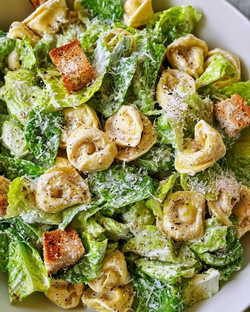 Tortellini Caesar Pasta Salad