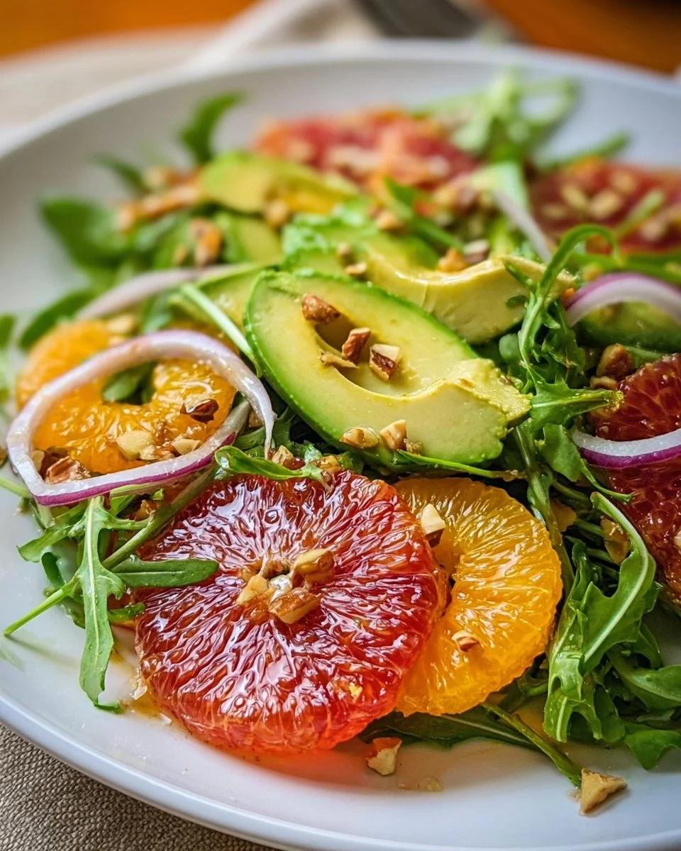 Avocado Arugula Citrus Salad