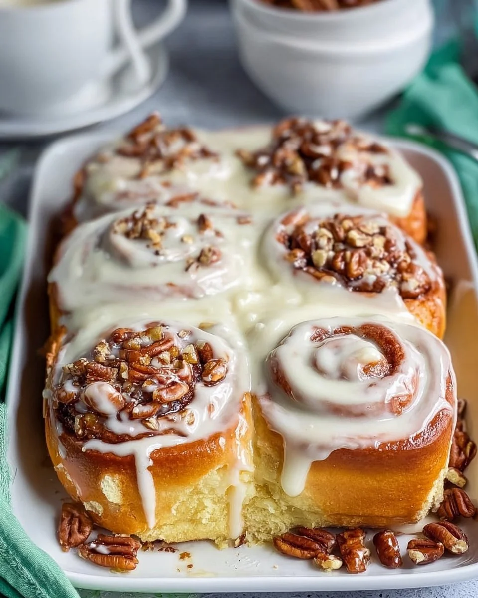 Carrot Cake Cinnamon Rolls with Cream Cheese Icing