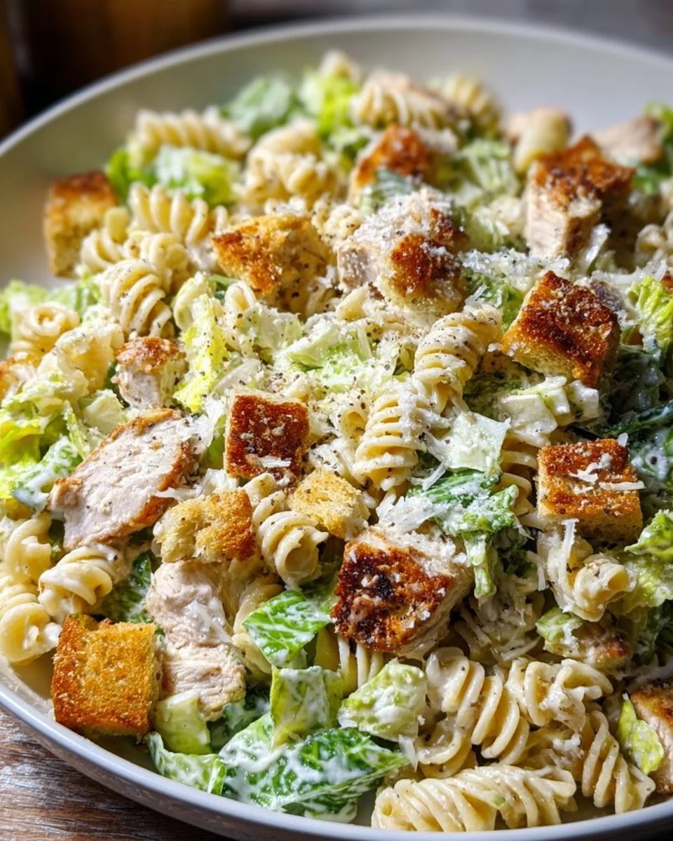 Chicken Caesar Pasta Salad