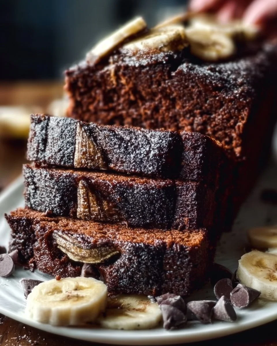 Chocolate Espresso Banana Bread