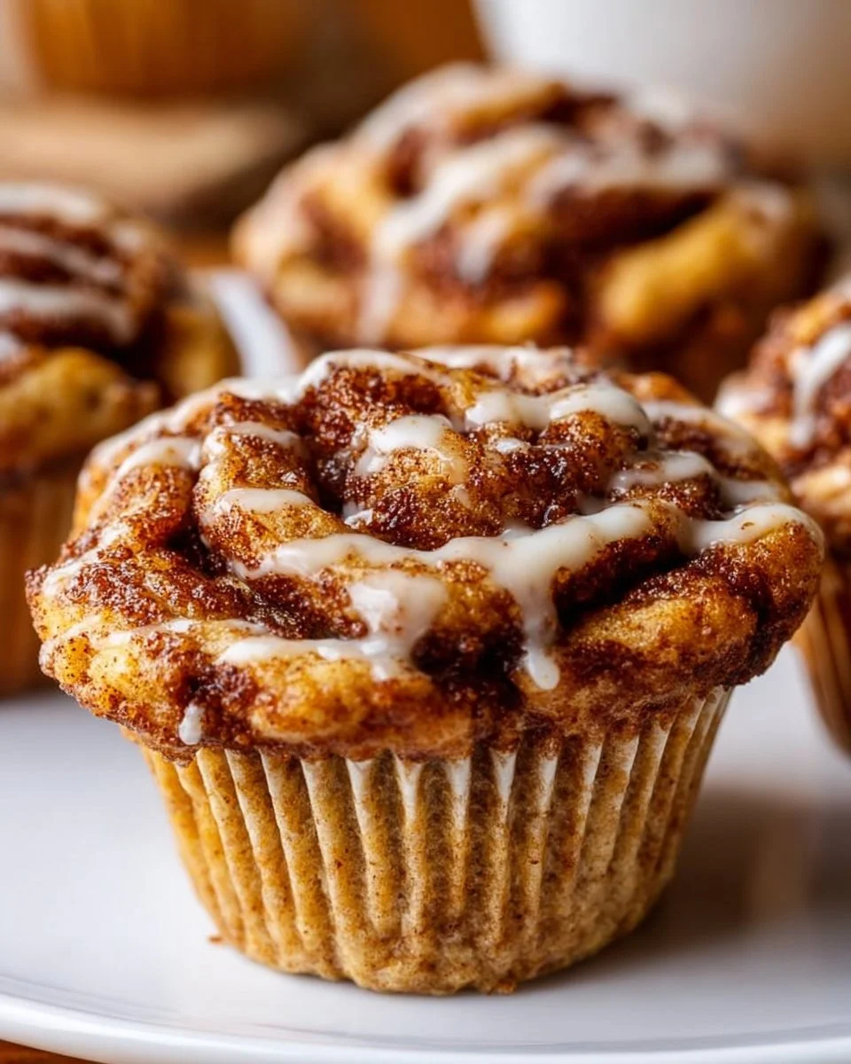 Cinnamon Roll Protein Muffins