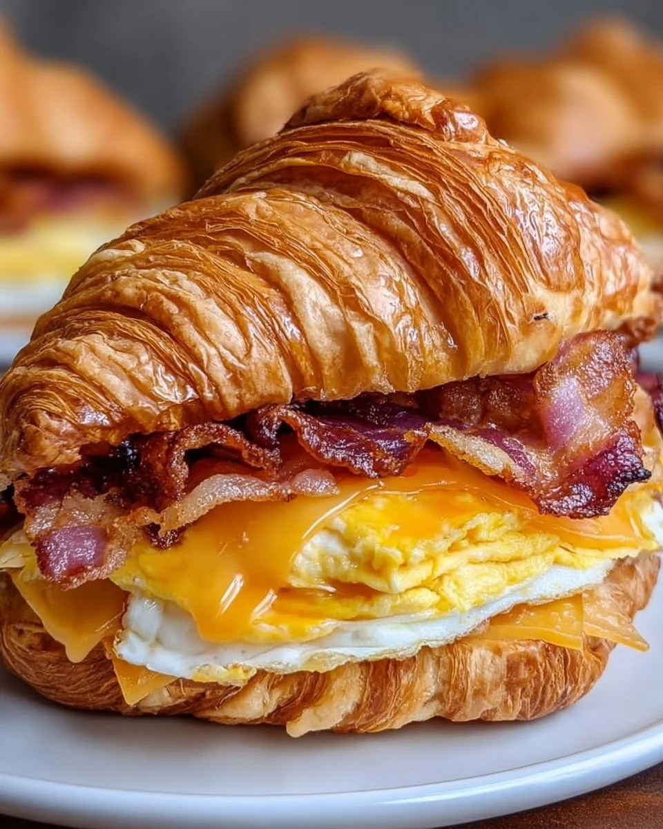 Croissant Breakfast Sandwiches
