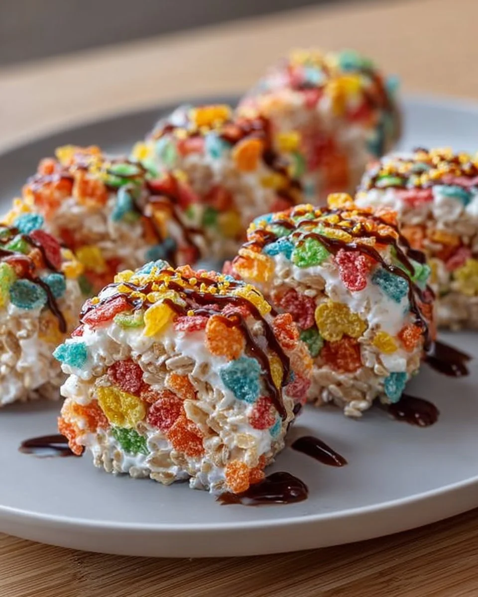 Fruity Pebbles Sushi