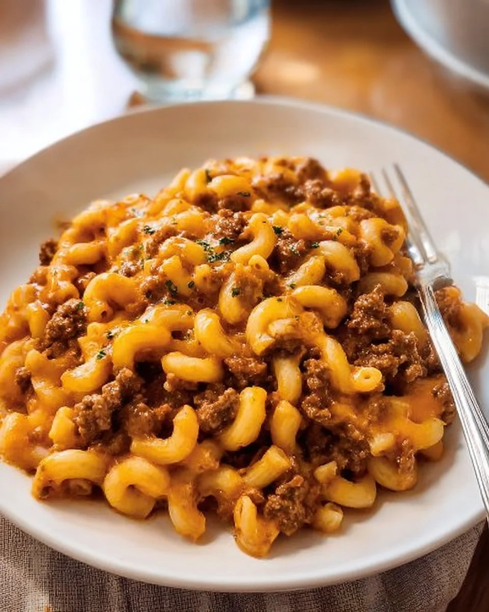 Instant Pot Cheeseburger Mac and Cheese