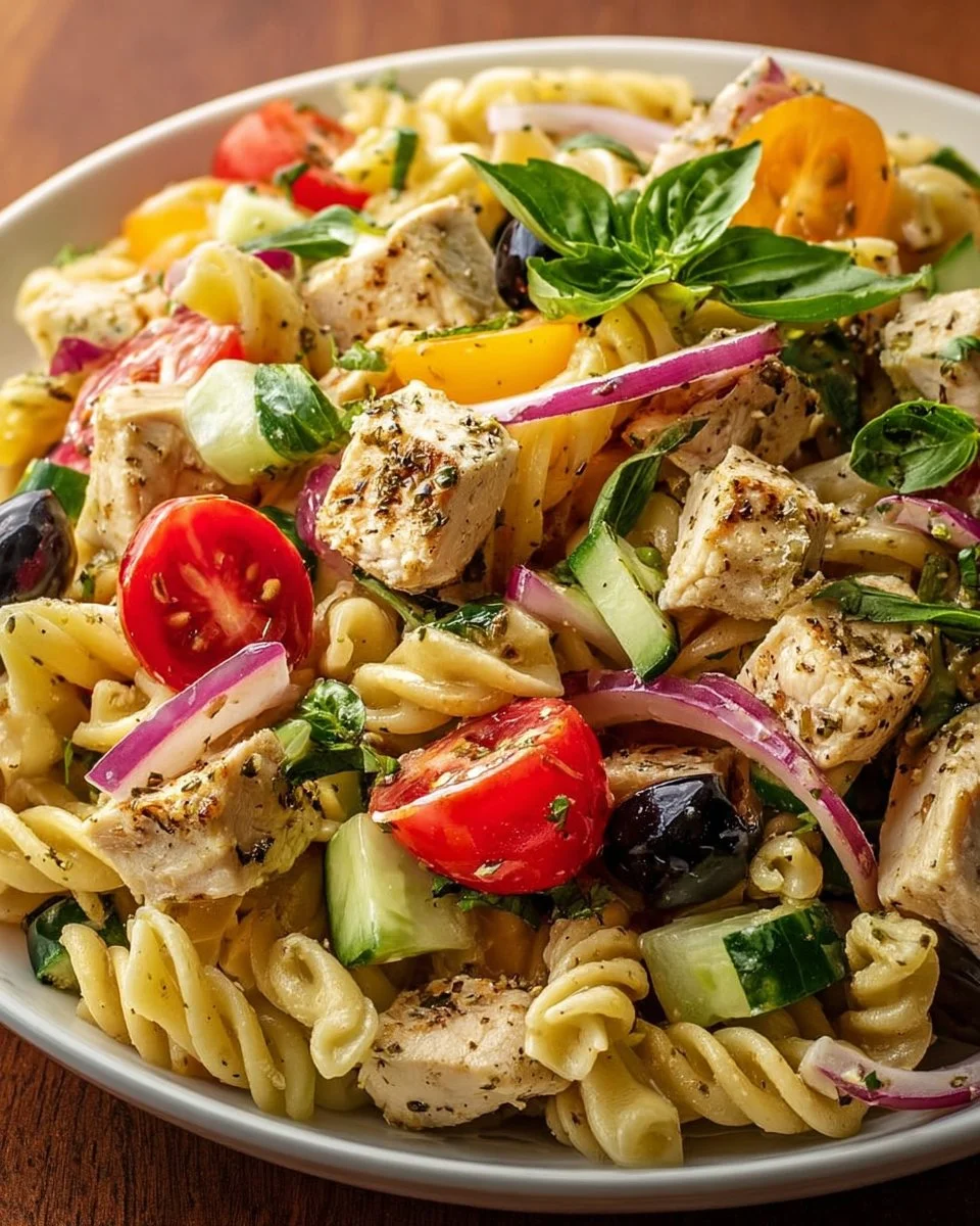 Italian Chicken and Pasta Salad