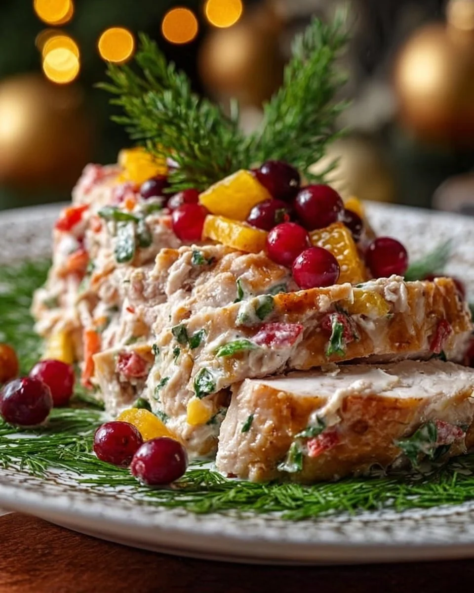 A beautiful spread of delicious Christmas meals featuring festive dishes