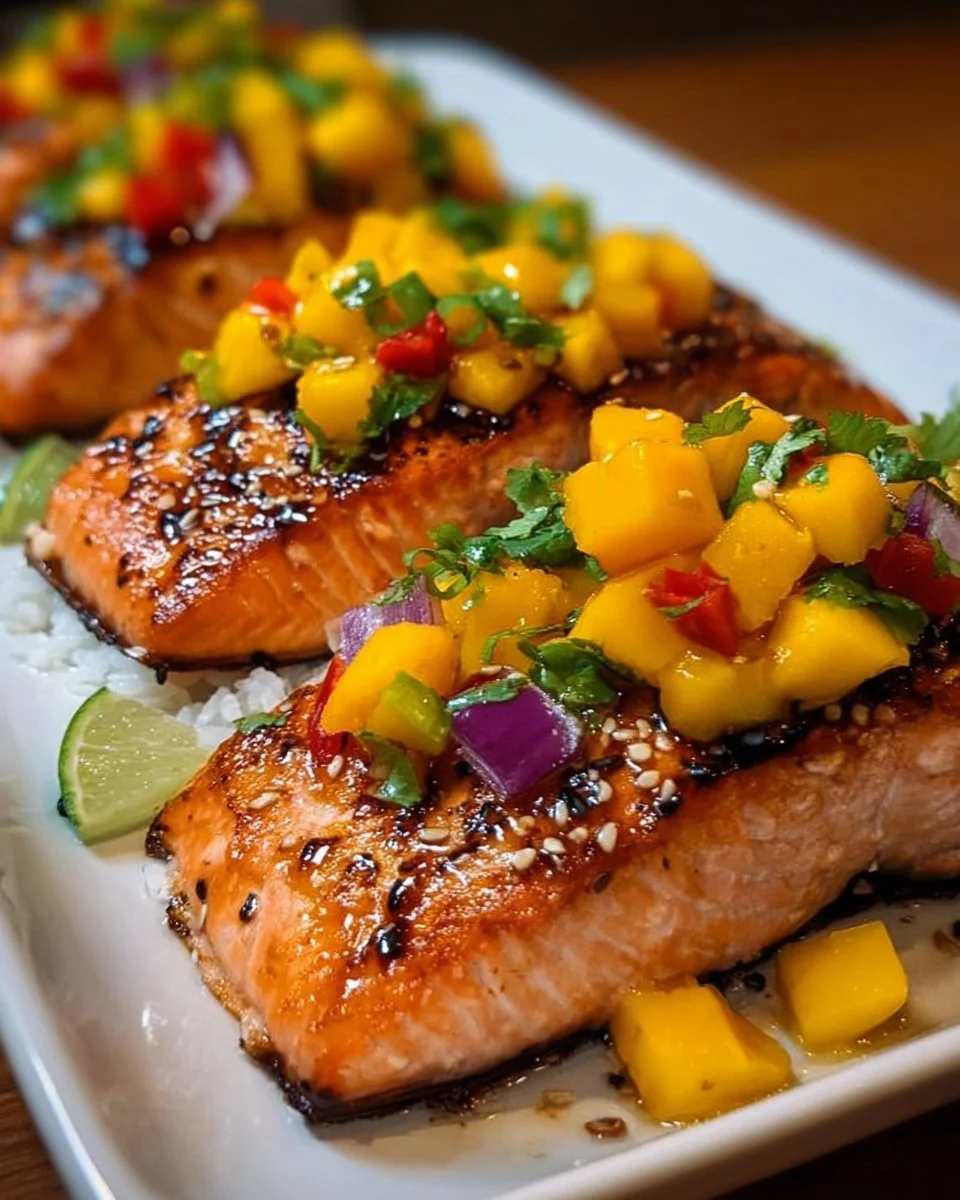 Salmon with Mango Salsa