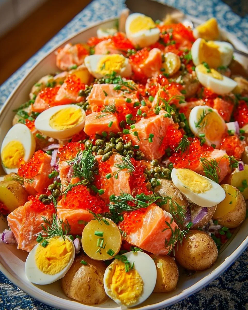 Smoked Salmon Potato Salad
