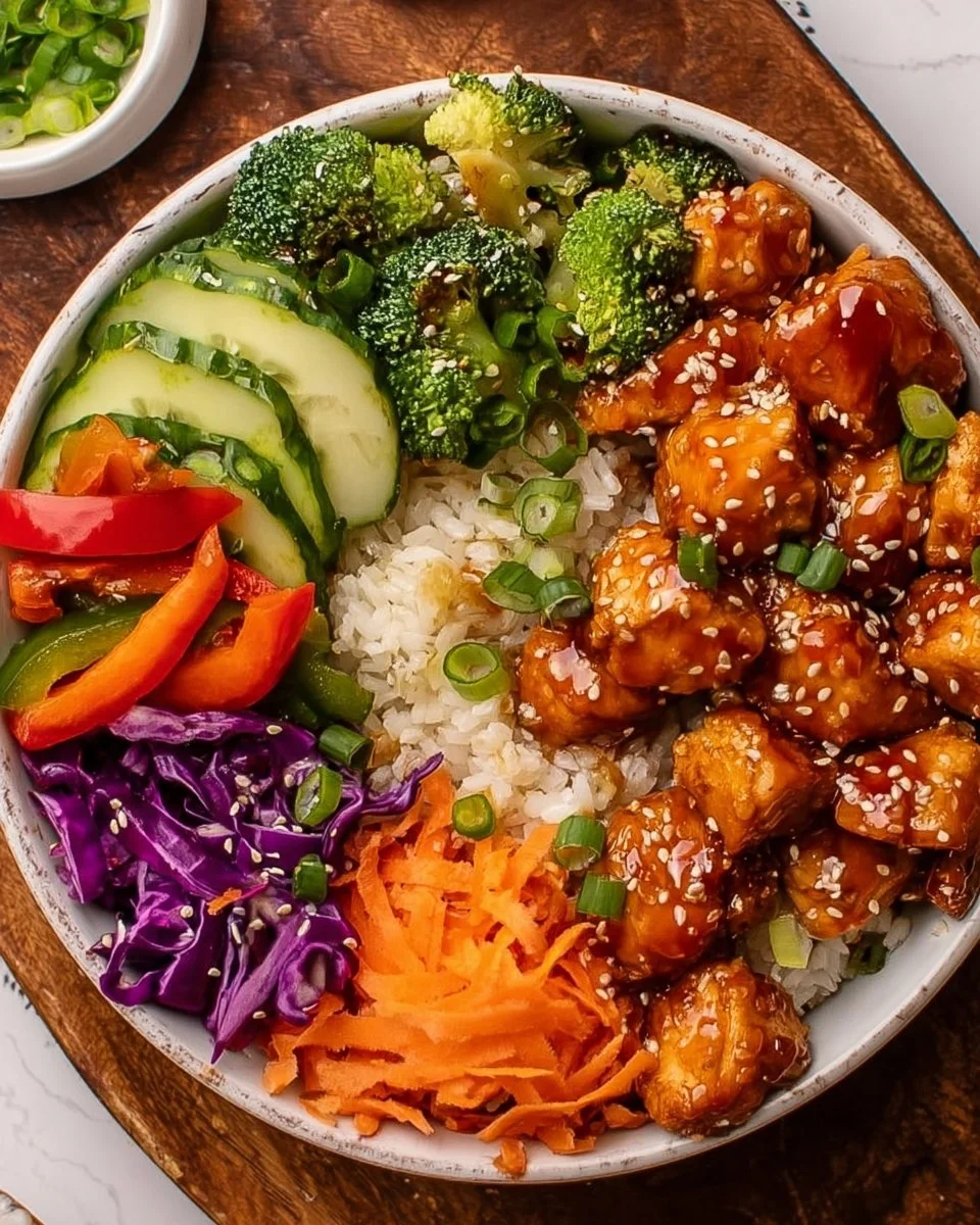 Spicy Bang Bang Chicken Bowl