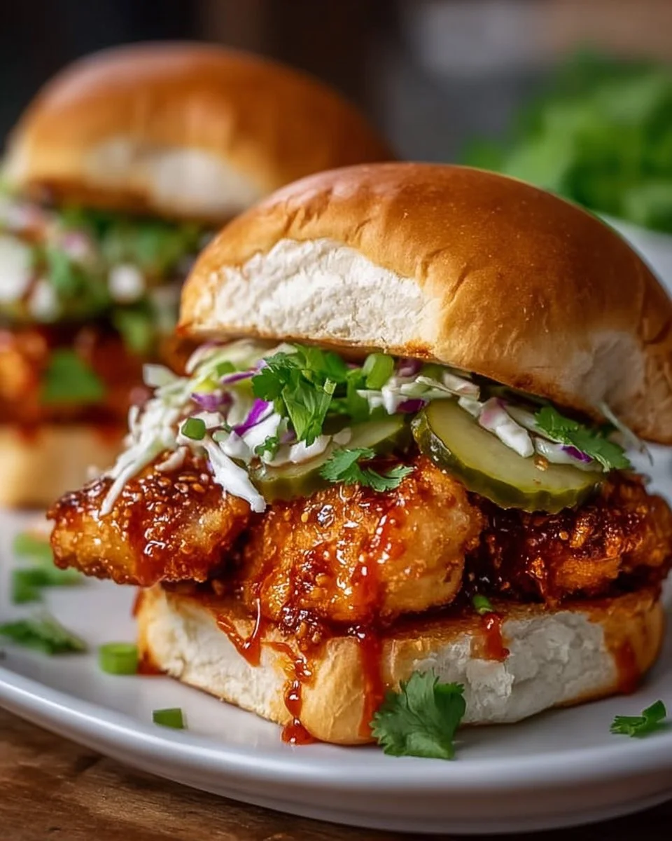 Spicy Bang Bang Chicken Sandwich