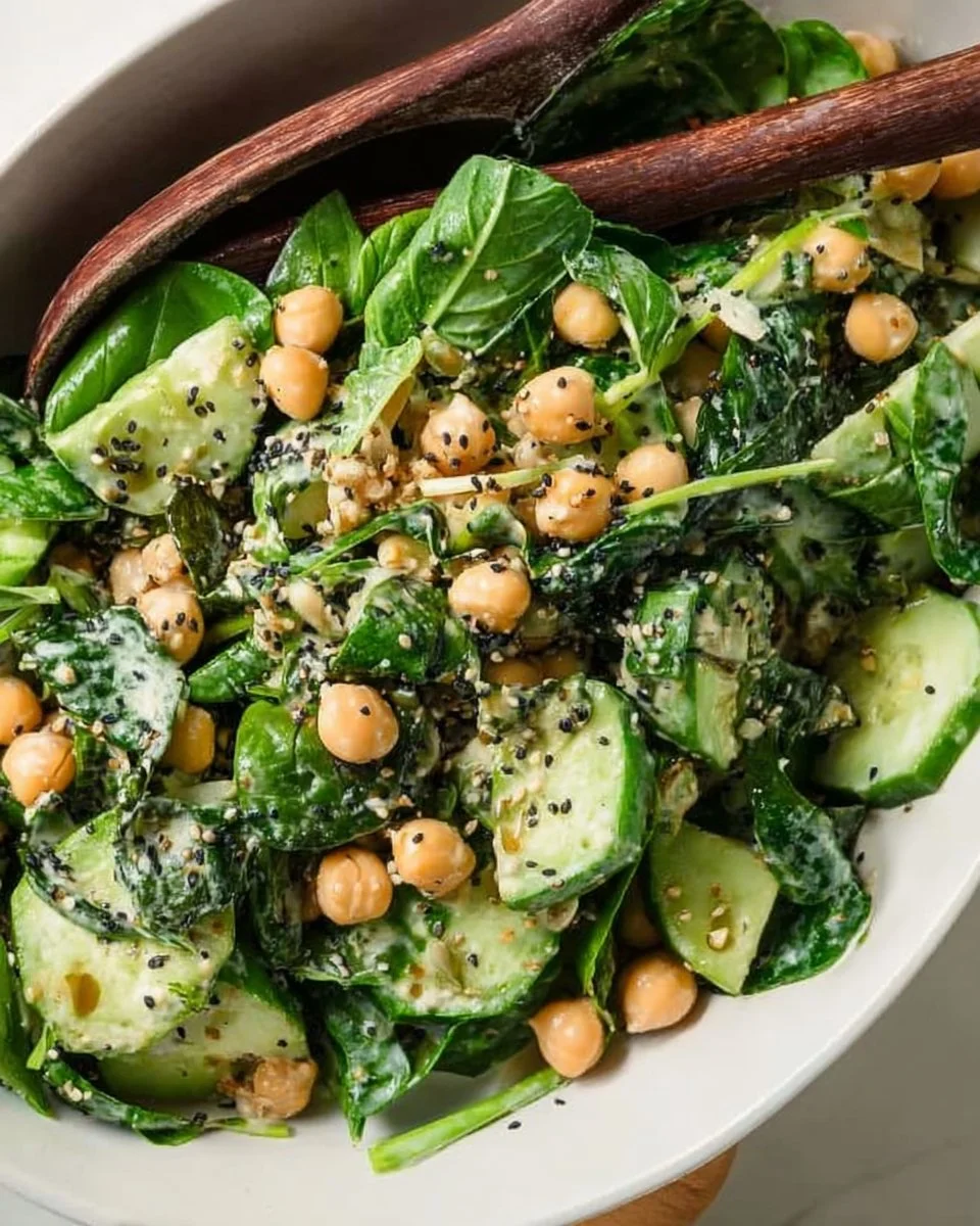 Spinach And Chickpea Salad