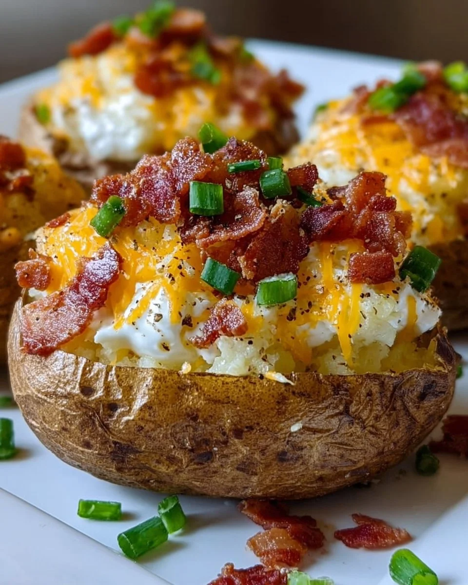 Twice Baked Loaded Breakfast Potatoes