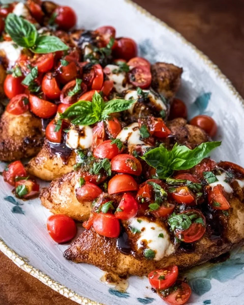 Balsamic Bruschetta Chicken Breast