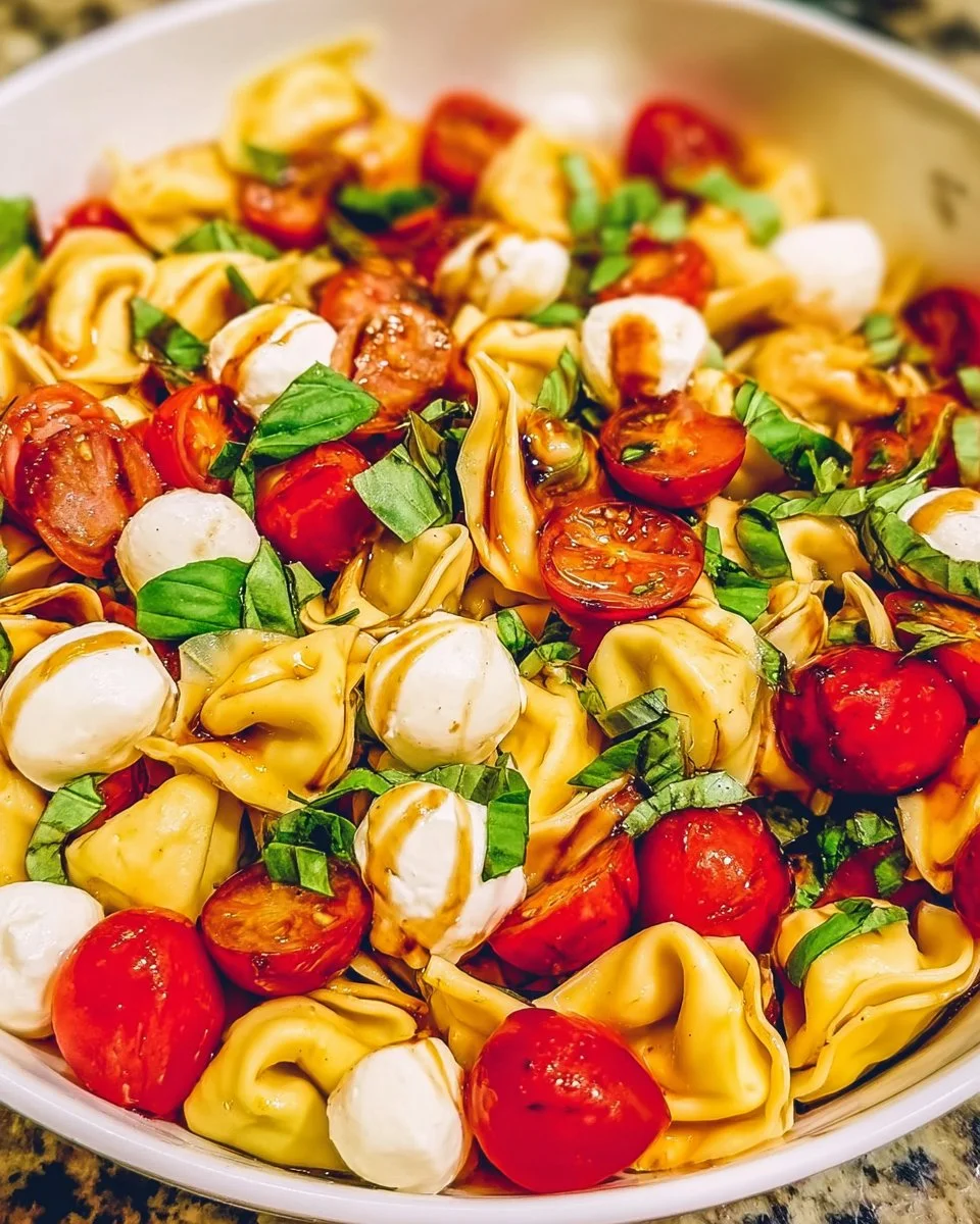 Caprese Tortellini Pasta Salad