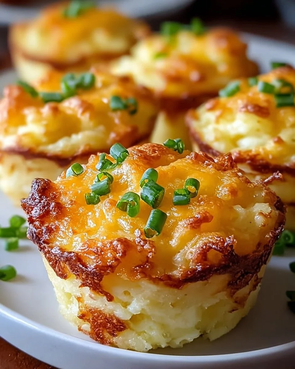 Cheesy Mashed Potato Puffs