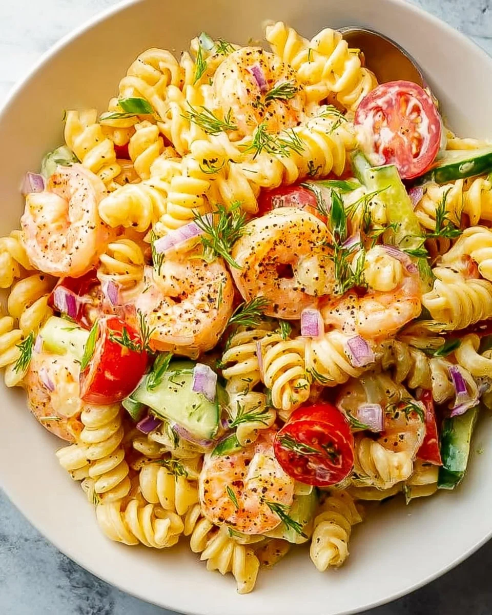 Creamy Shrimp Pasta Salad