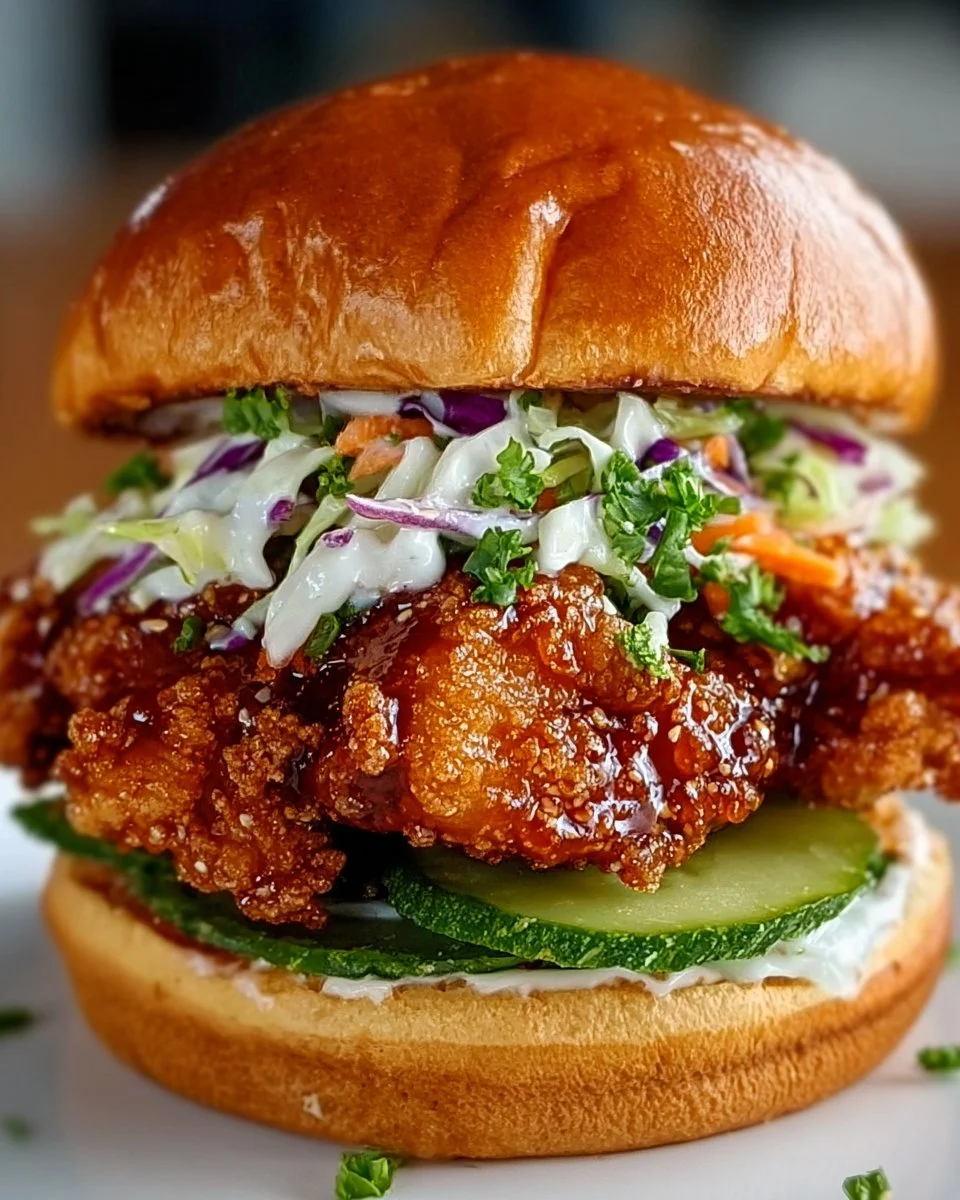 Crispy Thai Fried Chicken Sandwich You’ll Crave Again!