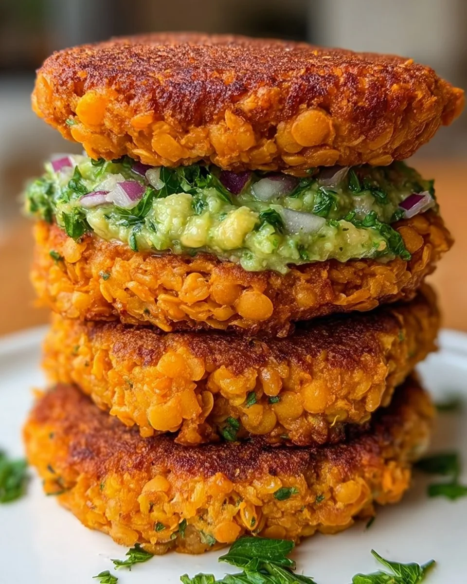 Gluten-Free Sweet Potato and Red Lentil Patties