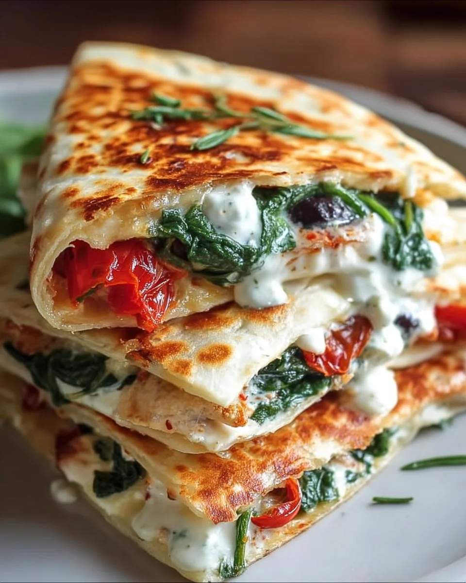 Greek Quesadillas