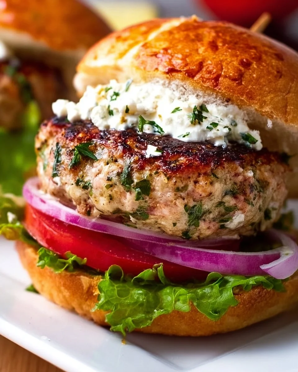 Mediterranean Turkey Burgers
