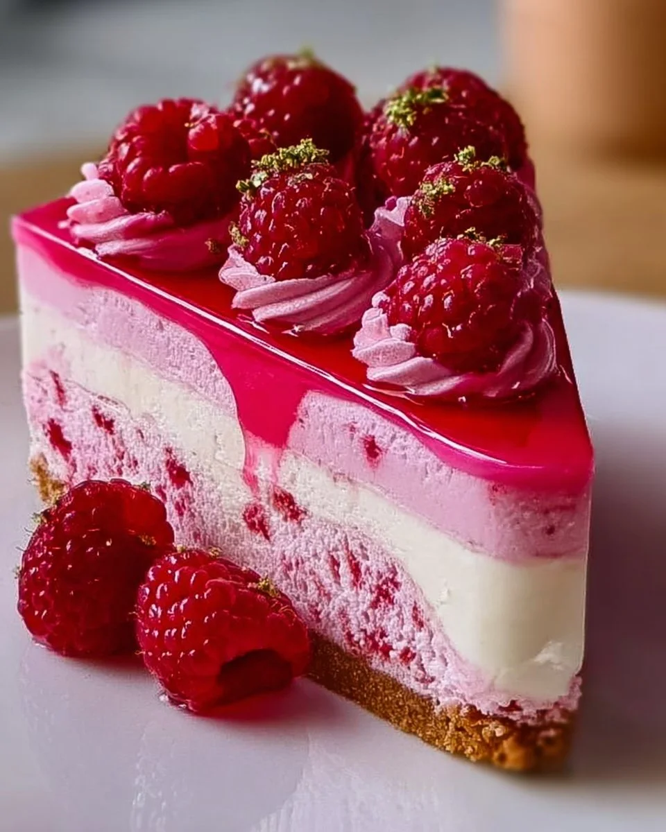 Pink Velvet Raspberry Cheesecake