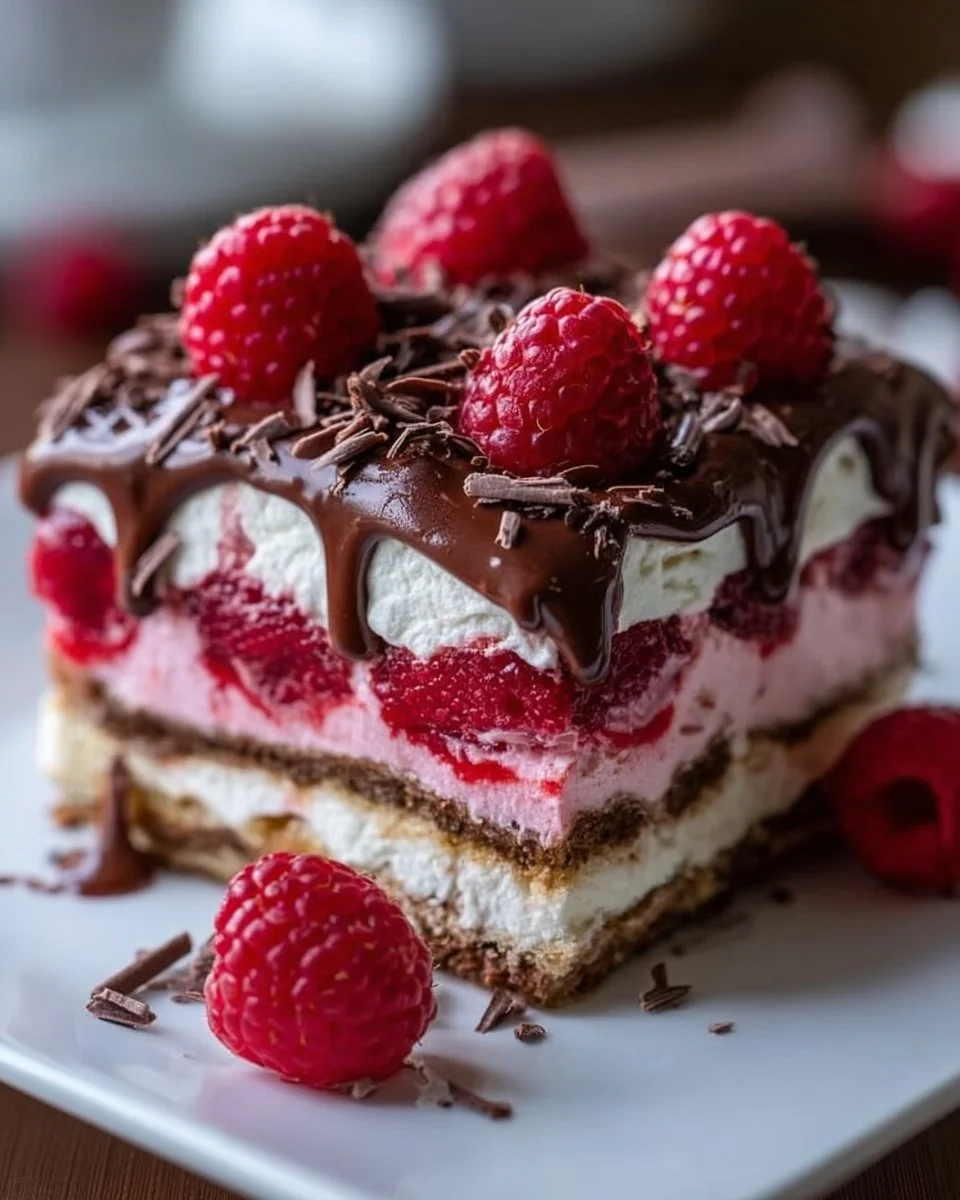 Raspberry Chocolate Lasagna