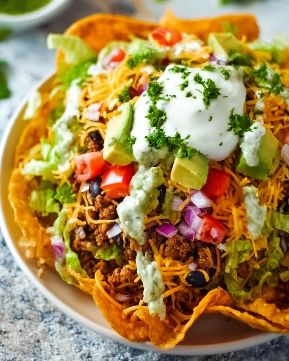 Taco Salad with Ground Beef