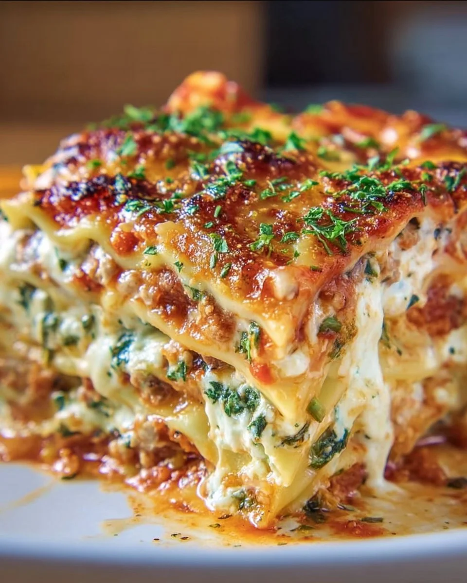 Turkey and Spinach Veggie Lasagna